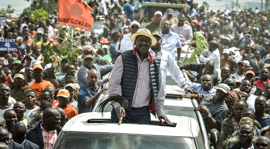 I’m Nursing A Terrible Flu, Raila Explains His Absence